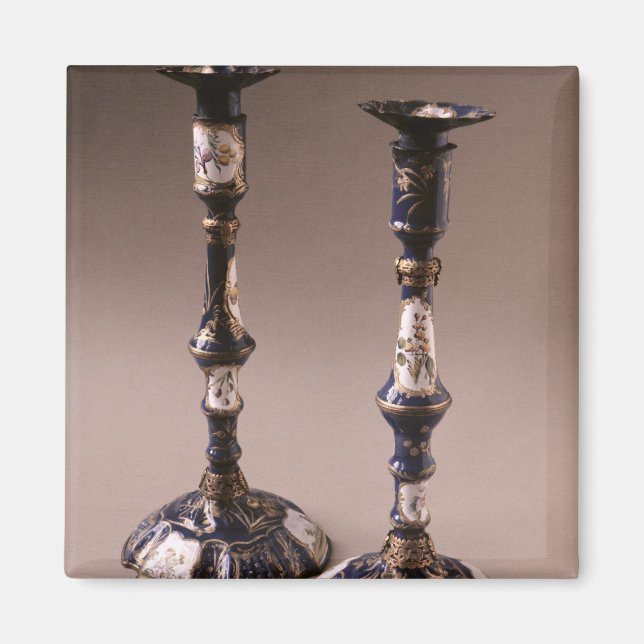 South Stbudsdshire par of candlesticks, c.1765 Magnet (Framsidan)