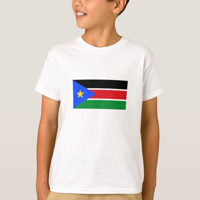 South Sudan Flag T Shirt (Framsida)