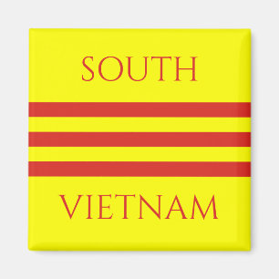 South vietnam flagga magnet
