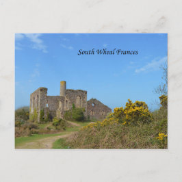 South Wheal Frances Mine Cornwall England Vykort