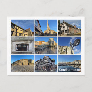 Southampton Holiday Postcard Helg Vykort