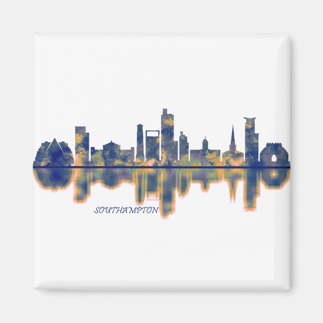 Southampton Skyline Magnet (Framsidan)