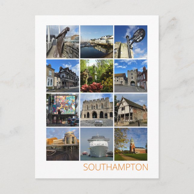 Southampton Vykort (Framsida)