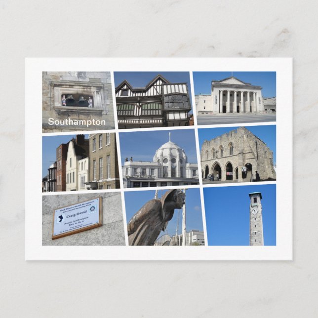 Southampton Vykort (Framsida)