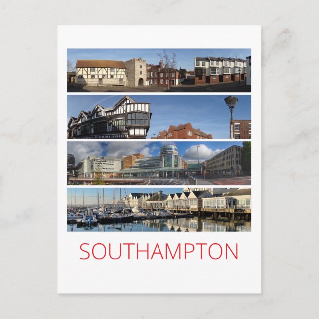 Southampton Vykort (Framsida)