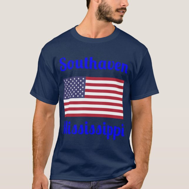 Southaven Mississippi Stylisha Tryck2 T Shirt (Framsida)
