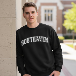 SOUTHAVEN Universitetsstilsvärmare Amerika College Lång Ärmad Tröja