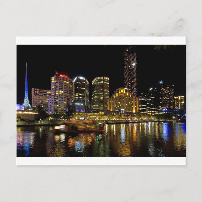 Southbank Melbourne. Vykort (Framsida)