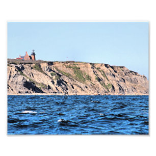 Southeast-fyr, Block Island RI Photo Print Fototryck