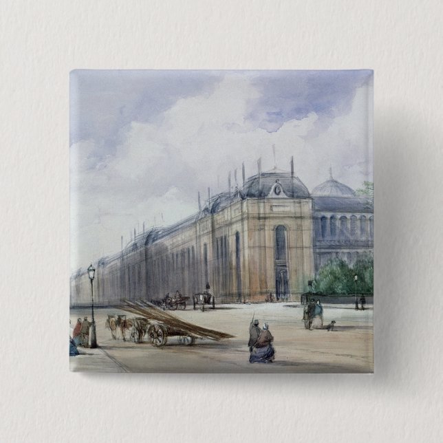 Southeastaspekt av utställningen 1862 knapp (Framsida)