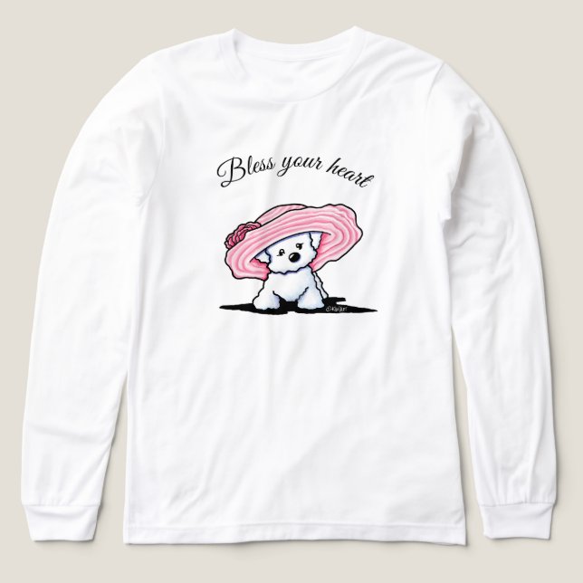 Southern Belle Bichon T-Shirt (Design framsida)