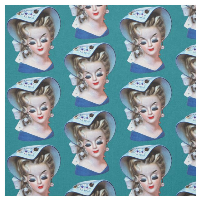 Southern Belle Head Vas Bonnet Dam Old Fashiged Tyg (Provkarta)