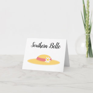 Southern Belle Summer Daisy Hat Cute Tecknad Kort