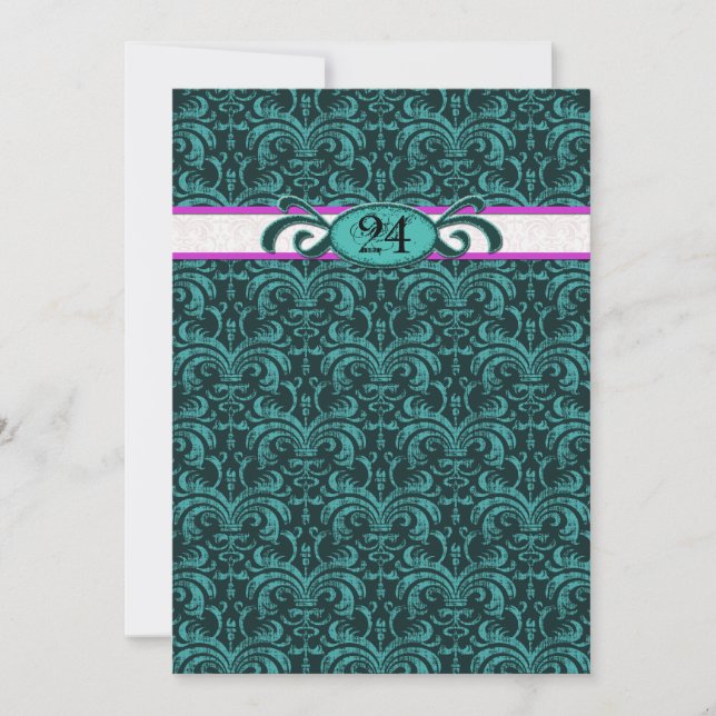 Southern Belles & Vampires Temaparty Gothic Inbjudningar (Framsida)