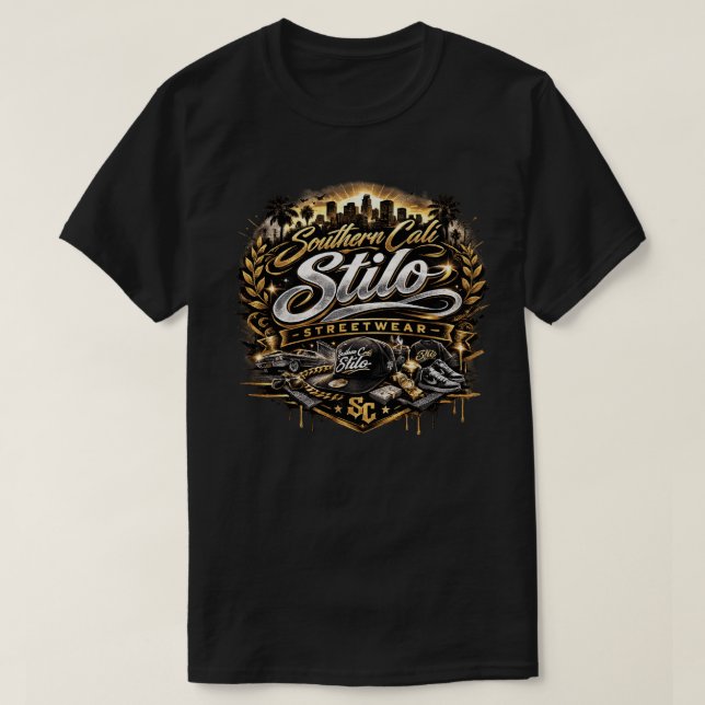 Southern Califas-California  T Shirt (Design framsida)