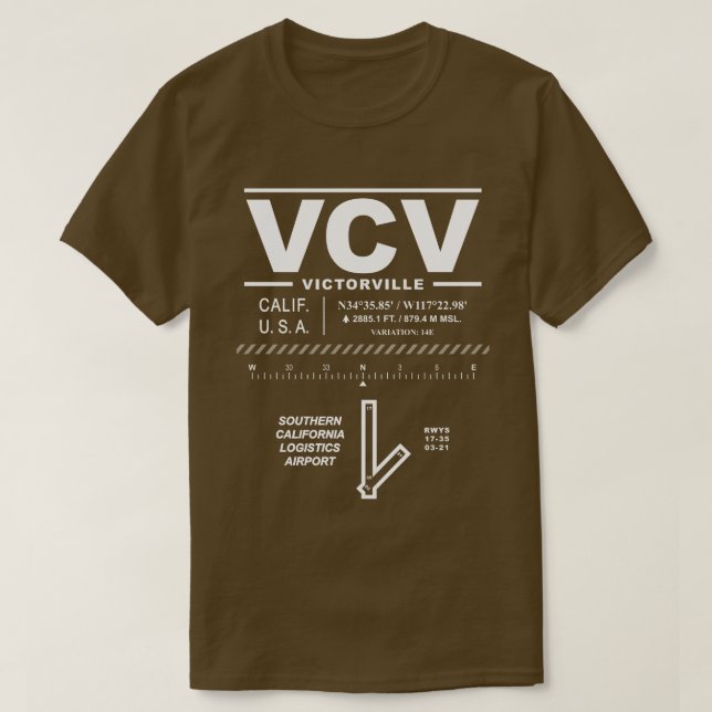 Southern California Logistics Airport VCV T-Shirt (Design framsida)