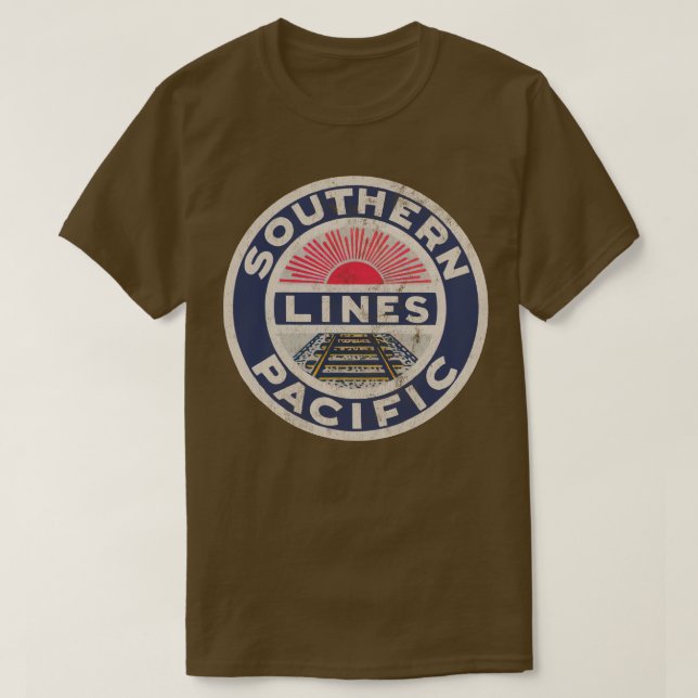 Southern Lines Pacific Railroad Company T Shirt (Design framsida)
