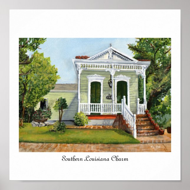 Southern Louisiana Charm Poster (Framsidan)