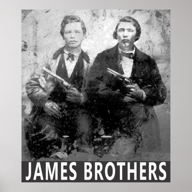 SOUTHERN OUTLAWS FRANK & JESSE JAMES POSTER (Framsidan)