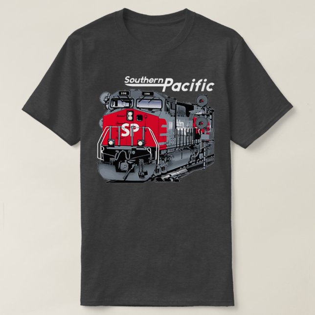 Southern Pacific AC4400 Authentic Railroad T Shirt (Design framsida)