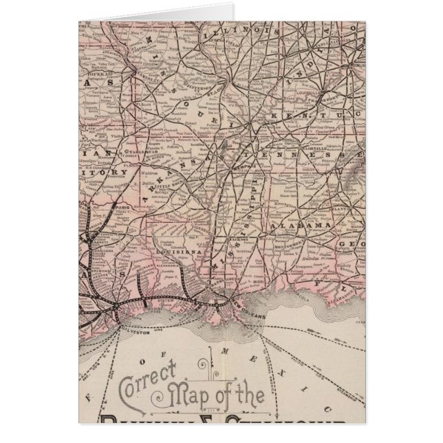 Southern Pacific Company Hälsningskort (Framsidan)