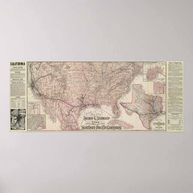 Southern Pacific Company Poster (Framsidan)