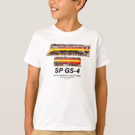 Southern Pacific GS-4 Daylight Steam Locomotive T Shirt
