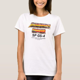 Southern Pacific GS-4 Daylight Steam Locomotive T Shirt
