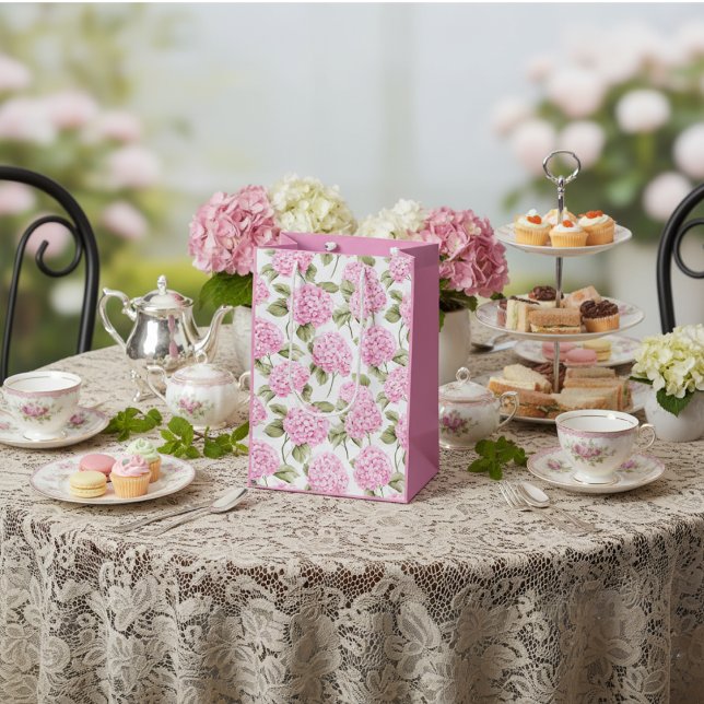 Southern Pink Hydrangea Gift Bag (Skapare uppladdad)