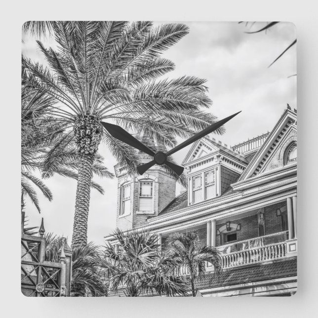 Southernlängst House Clock Fyrkantig Klocka (Framsida)