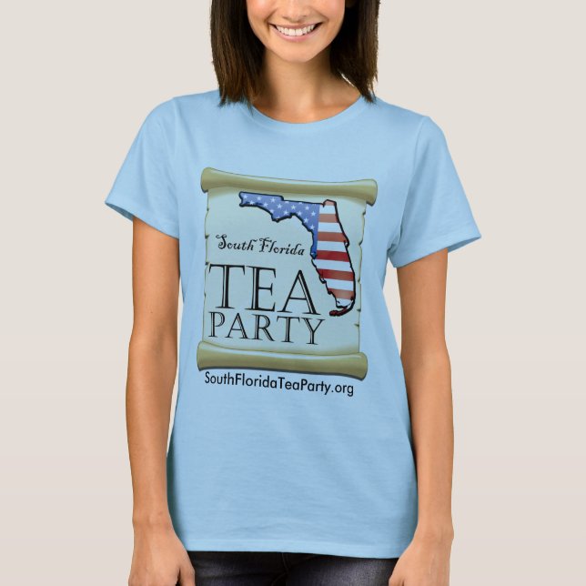 SouthFloridaTeaParty.org T-shirt (Framsida)