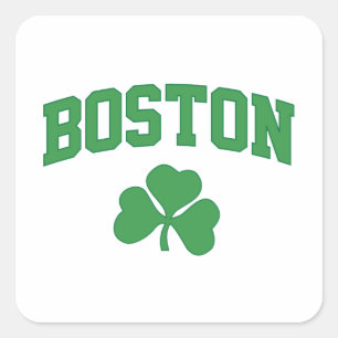southie för boston irländsk St Patrick Fyrkantigt Klistermärke
