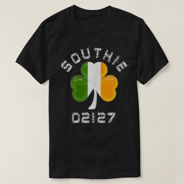Southie Irish 02127 T Shirt (Design framsida)