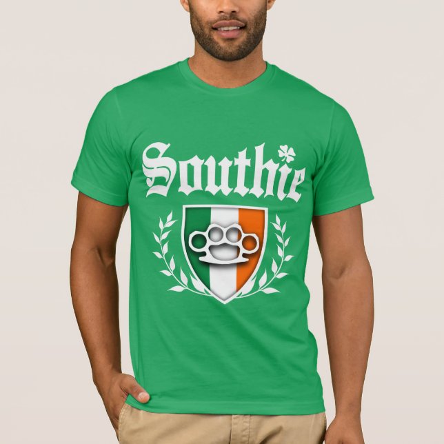 Southie knogevapensköld tee shirt (Framsida)