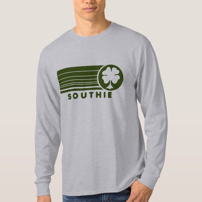 Southie södra Boston irländareT-tröja T Shirt (Framsida)