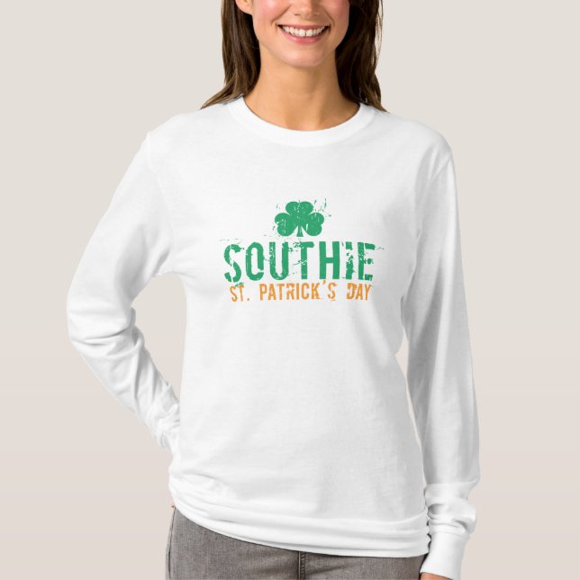 Southie St Patrick dag T-shirt (Framsida)