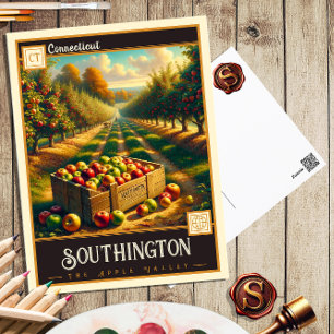 Southington, Connecticut Postkort för Vintage Vykort