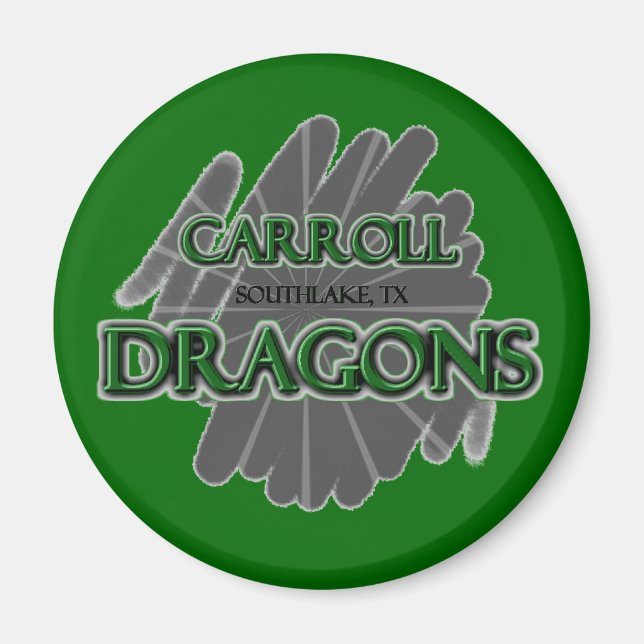 Southlake Carroll Dragons - Southlake, TX Magnet (Framsidan)