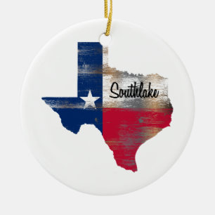 Southlake Texas Julgransprydnad Keramik