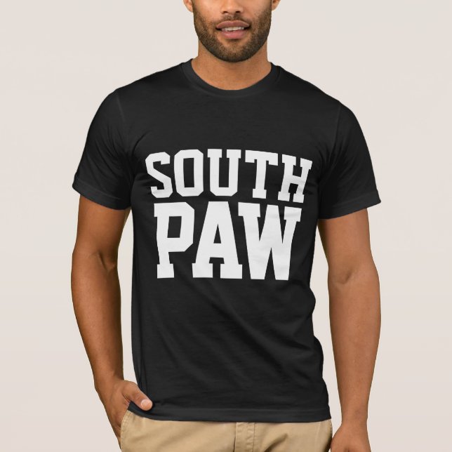 SOUTHPAW LÄMNAT HÄNDRADE T-SHIRTS TEES (Framsida)