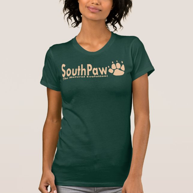 SouthPaw (naturlig utveckling) © paw print T-Shi T Shirt (Framsida)