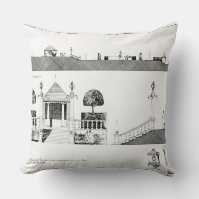 Southport: Dela upp och specificerar av den Kudde (Framsida)