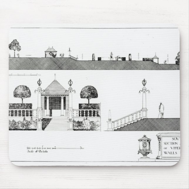 Southport: Dela upp och specificerar av den Musmatta (Framsidan)