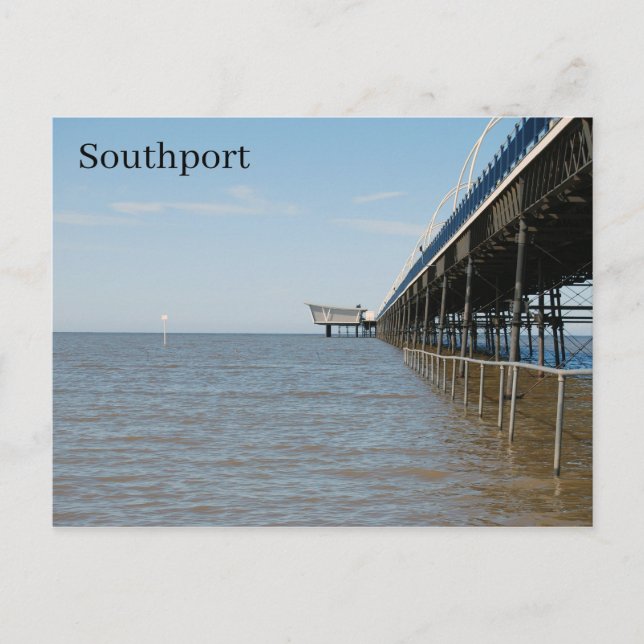 Southport Pier Vykort (Framsida)