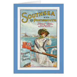 Southsea och Portsmouth Hälsningskort