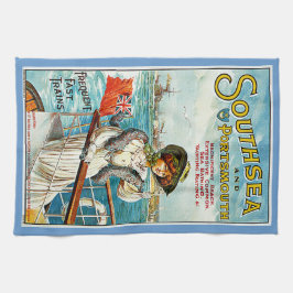 Southsea och Portsmouth Kökshandduk