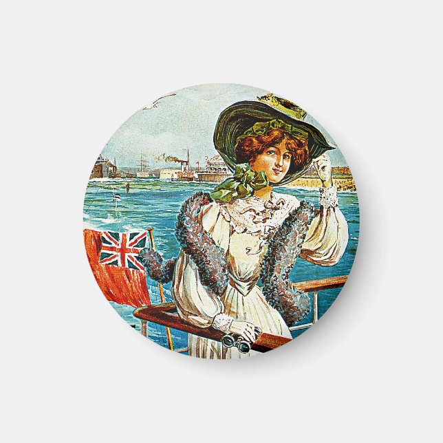 Southsea och Portsmouth Magnet (Framsidan)