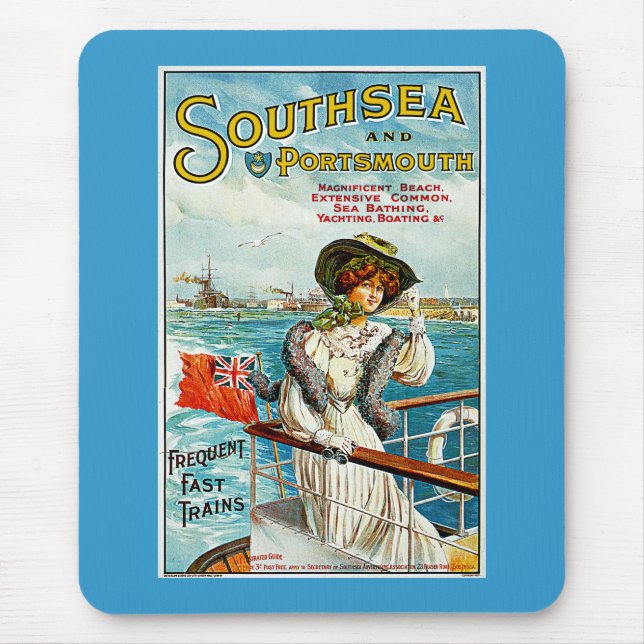 Southsea och Portsmouth Musmatta (Framsidan)