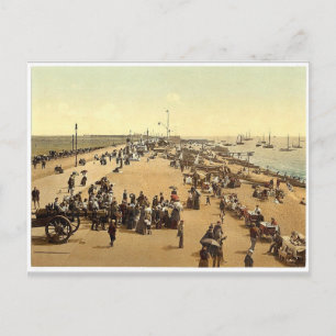 Southsea-stranden, Englands sällsynt Photochrom Vykort