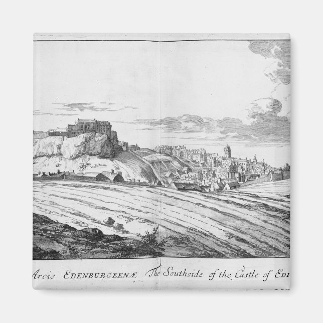 Southside of the Castle of Edinburgh Magnet (Framsidan)
